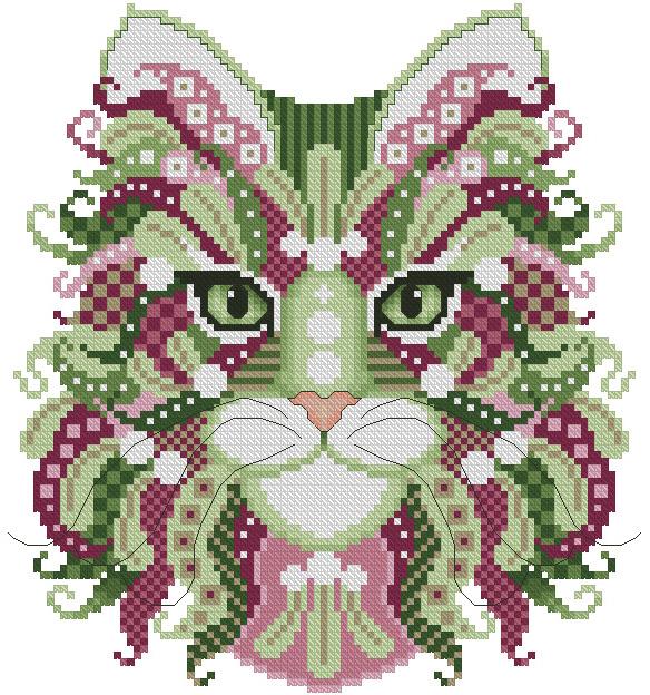 Colorful Cats Mistletoe
